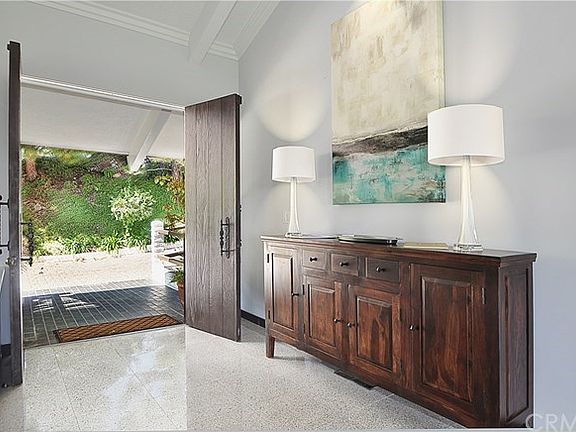 Double door formal entry.