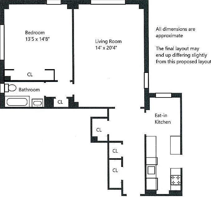 1st image of 245 W 74th St APT 2D