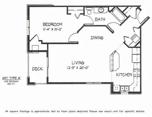 Floor plan Style A