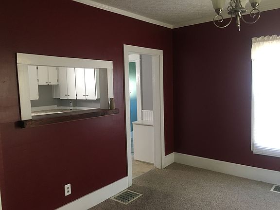 Dining room with view of kitchen