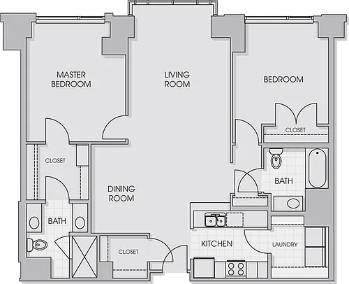 Floor plan 2B