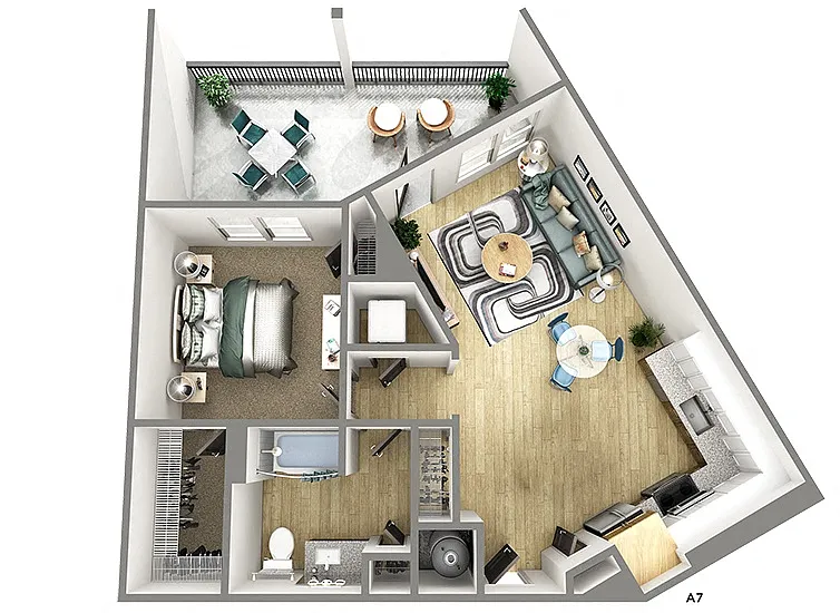 Floor plan Live Oak