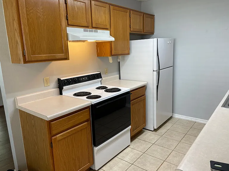 New refrigerator and stove not shown