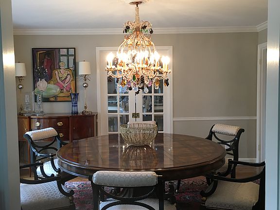 Dining room opens to kitchen
