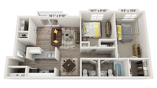 Floor plan North - 2H