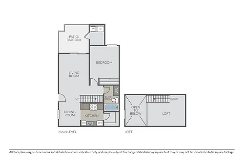 Floor plan Plan 1C Loft