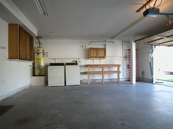 2 car garage with laundry