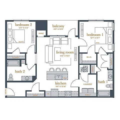 Floor plan B21