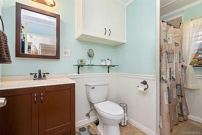 Recently renovated bathroom