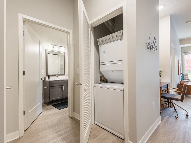 In-home washers and dryers bring added ease to your laundry routine.