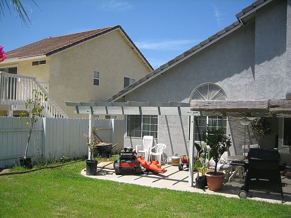 Large patio