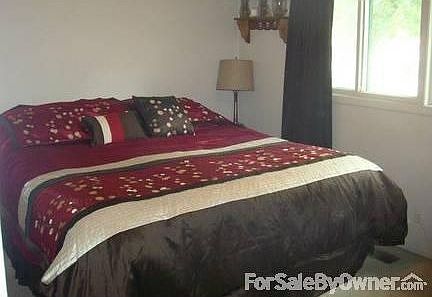 Large lot, looking toward house from far front corner of the lot