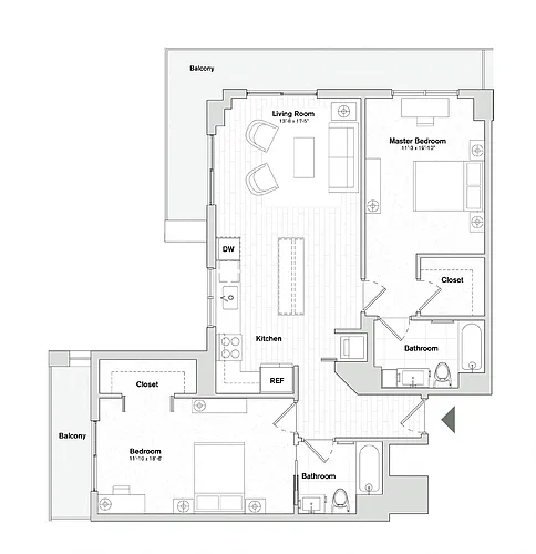 Floor plan B1