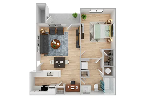 Floor plan Paddock | Renovated