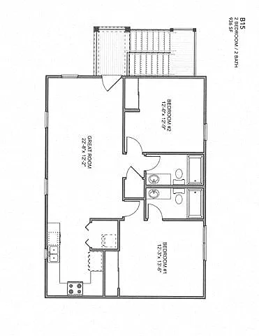 Floor plan B15
