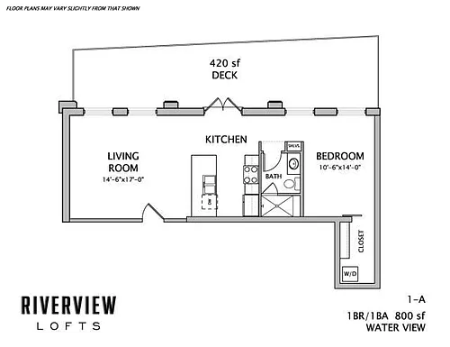 Floor plan The Admiral