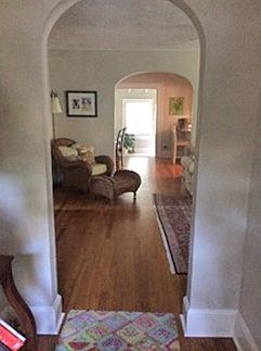 Arched entry way