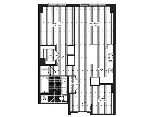 Floor plan A19D