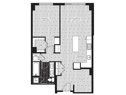 Floor plan A19D