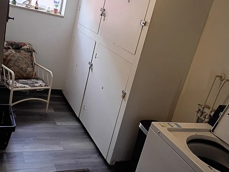 Laundry room on three of four floors