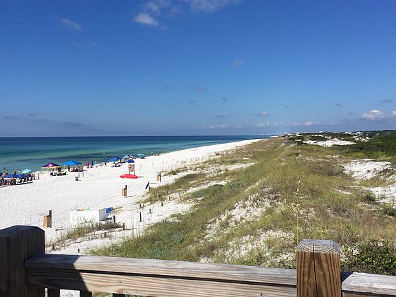 Resort beach short bike ride