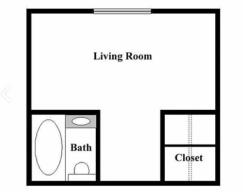 Floor plan Studio