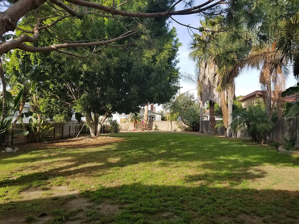 huge landscaped backyard