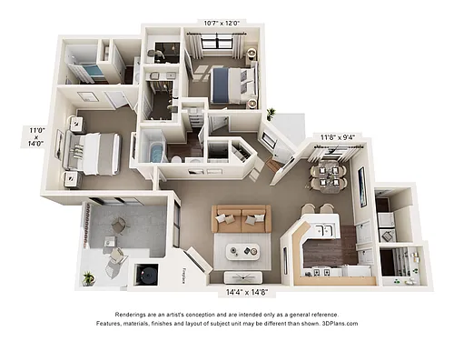 Floor plan E Classic with Garage