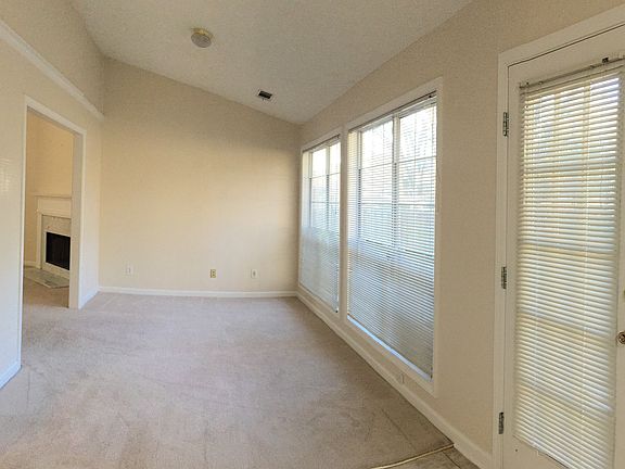 Sunroom off living room