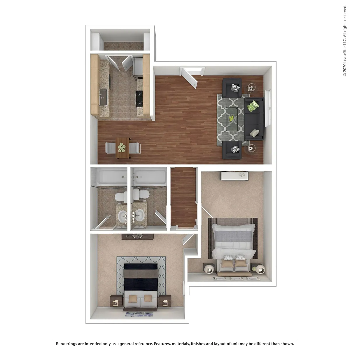 Floor plan 2X2