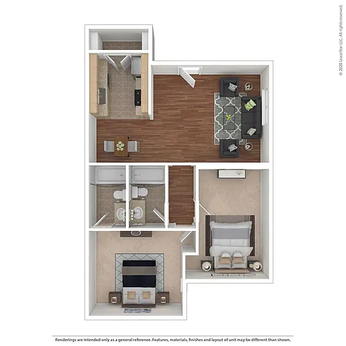 Floor plan 2X2