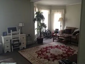 Large sunny living room.
