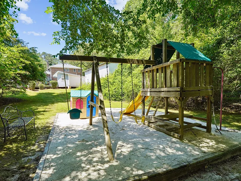 Private Playground in backyard