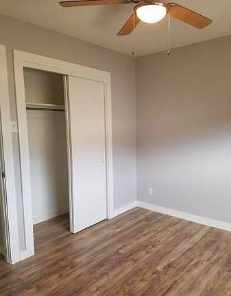 New flooring and great closet space.