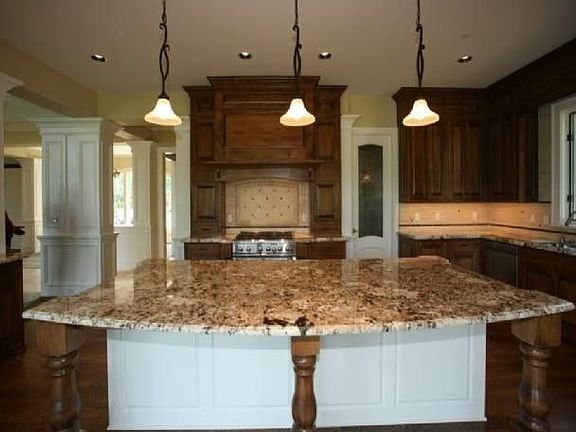 Slab Granite Kitchen 