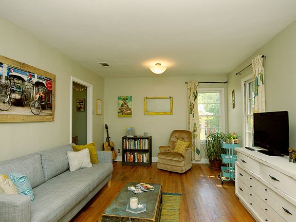 Front living room with wood 