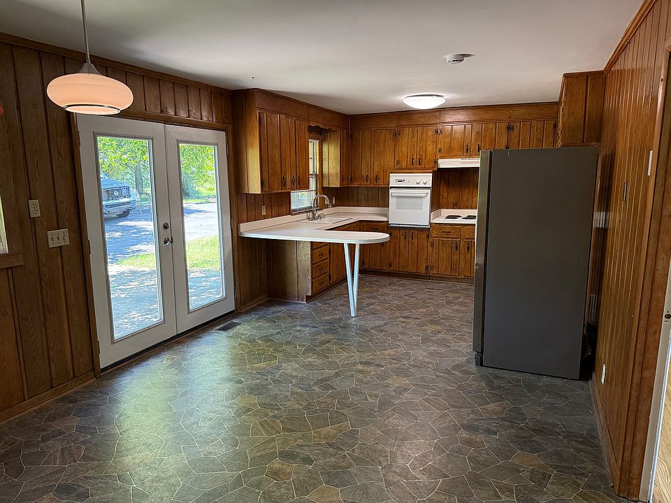 Wood paneled Kitchen