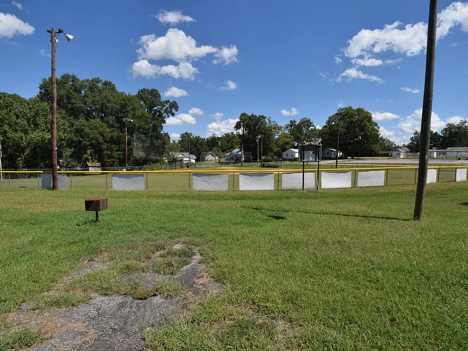 Baseball field across from the home.