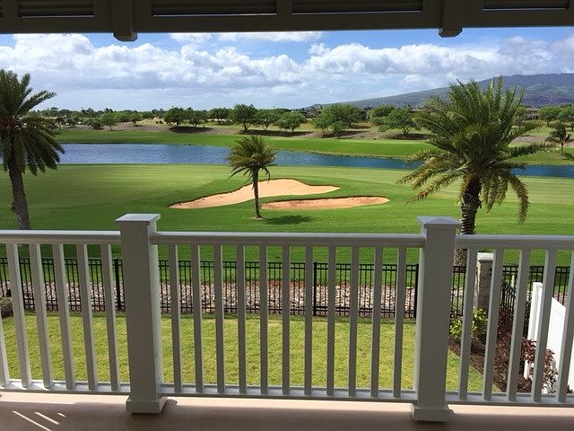 View from upstairs covered lanai