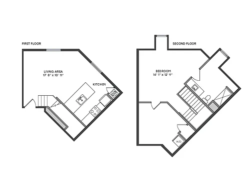 Floor plan Town Center Loft V6 Premium mdla10p_F