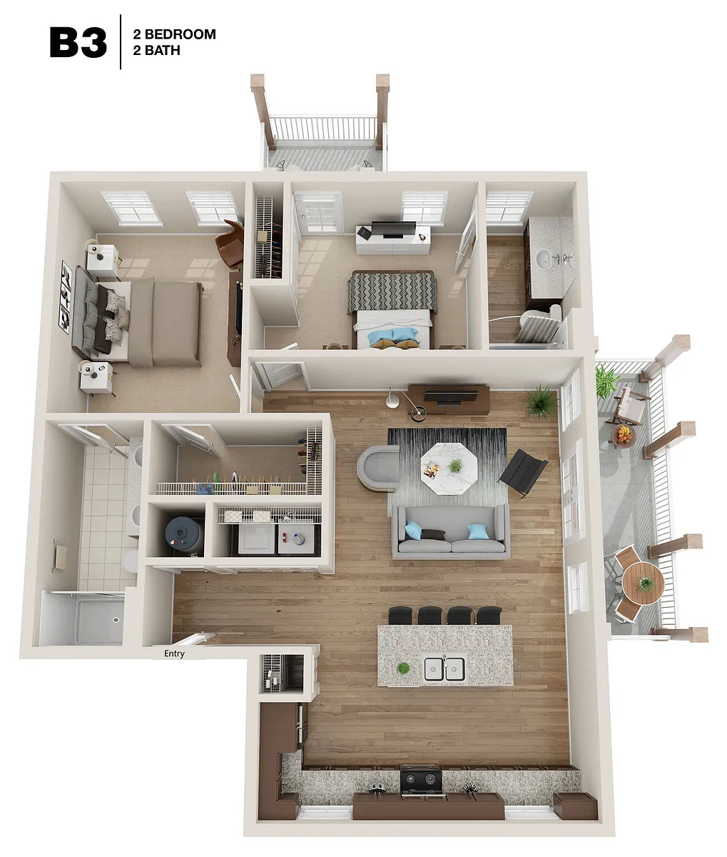 Floor plan B3