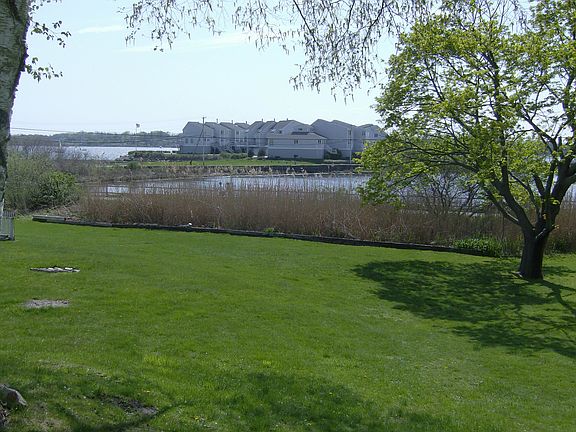 Back yard, facing Bristol Harbor