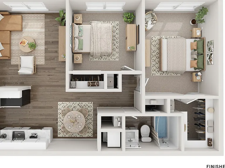 Two Bedroom | One Bathroom Two Bedroom | One Bathroom