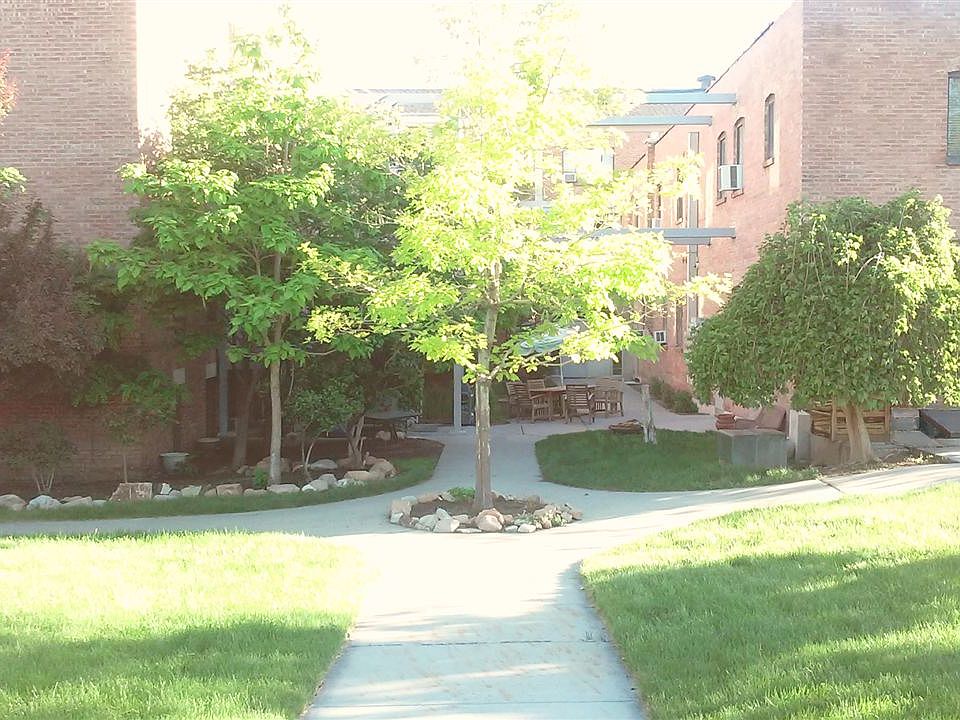 Spacious private courtyard and grounds.