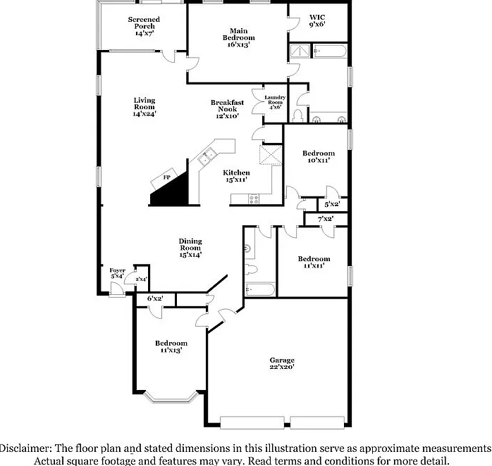 4 bed, 2.0 bath, 1959 sqft, $3,480 — Photo 2