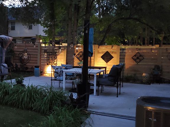 Backyard area