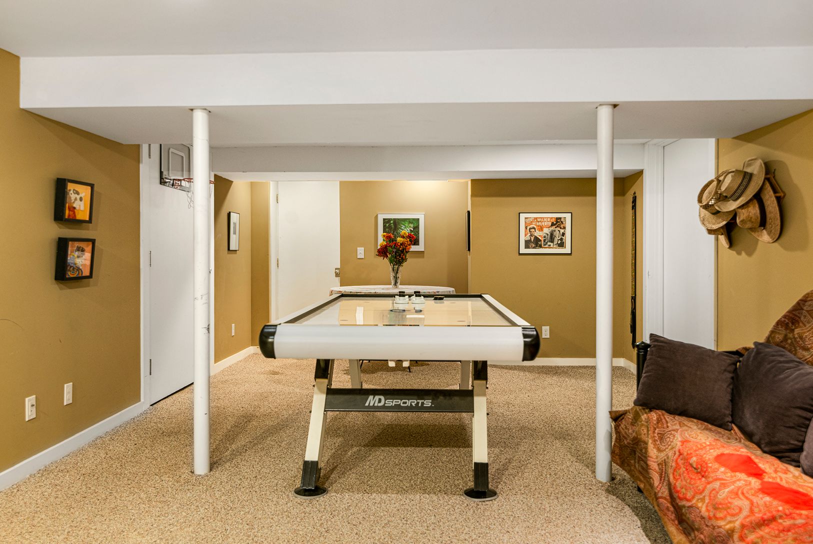  Lower level game room