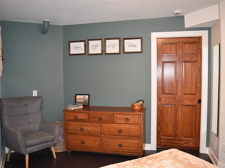 Basement bedroom