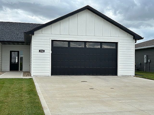 Twin home front exterior