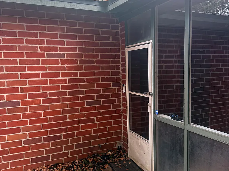 Mudroom porch door